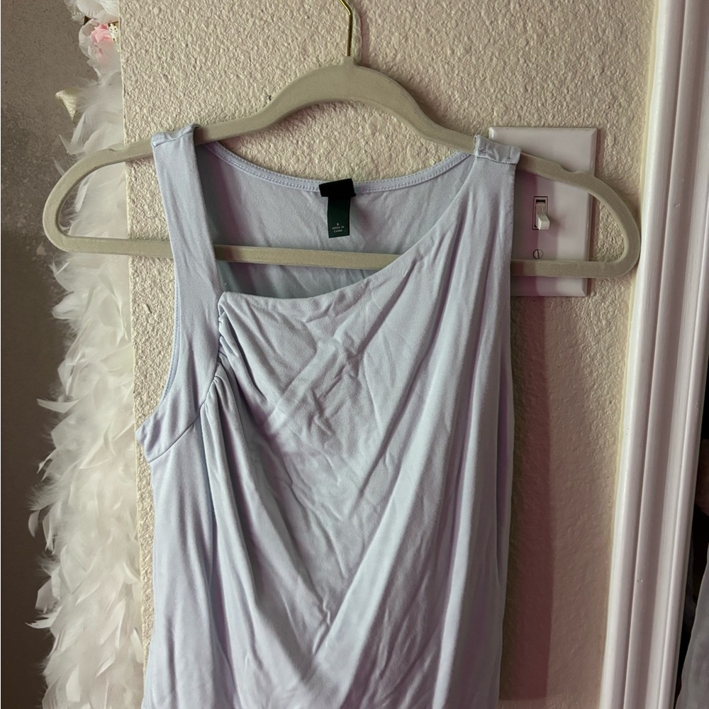 Wild Fable Light Blue Crop Top